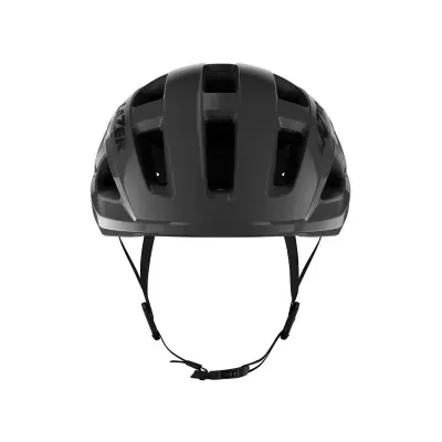 Capacete de ciclismo preto LAZER com ventilação e correias ajustáveis