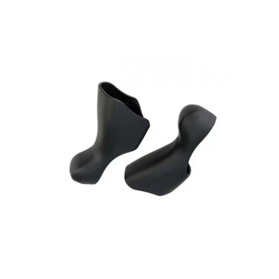 Protetores de manete de bicicleta em silicone preto