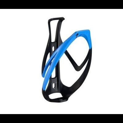 Suporte para garrafa de bicicleta preto com azul