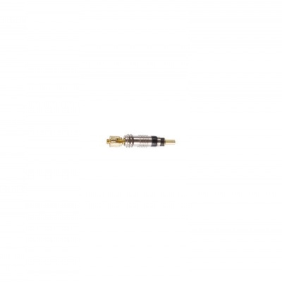 Núcleo de válvula metálico para pneus com mola e anel preto