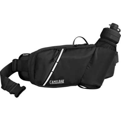 Saco de cintura preto com suporte para garrafa e logótipo Camelbak