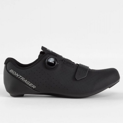 Sapato de ciclismo Bontrager preto com ajuste rotativo
