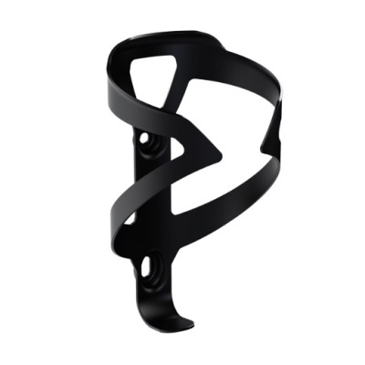 Suporte preto para garrafa de bicicleta metálico