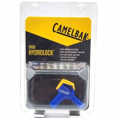 Embalagem plástica com acessório azul e amarelo CAMELBAK ERGO HYDROLOCK