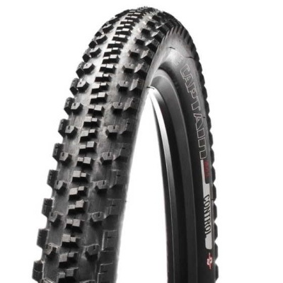 Pneu de bicicleta todo o terreno preto com cravos