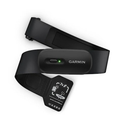 Cinta de peito preta Garmin para monitorização cardíaca