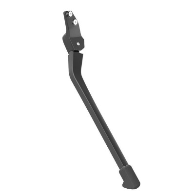 Suporte lateral preto para bicicleta com ponta de borracha