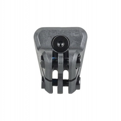 Clipe suporte para câmara de ação cinzento e preto