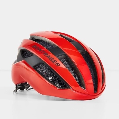 Capacete de ciclismo vermelho e preto Bontrager