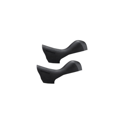 Duas alavancas de mudança de velocidade Shimano pretas para bicicleta