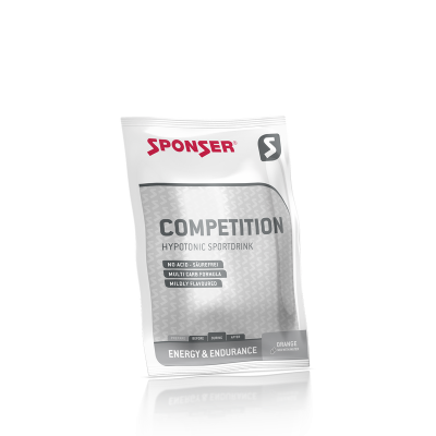 Pacote de bebida desportiva em pó SPONSER COMPETITION Hypotonic Sportdrink sabor laranja