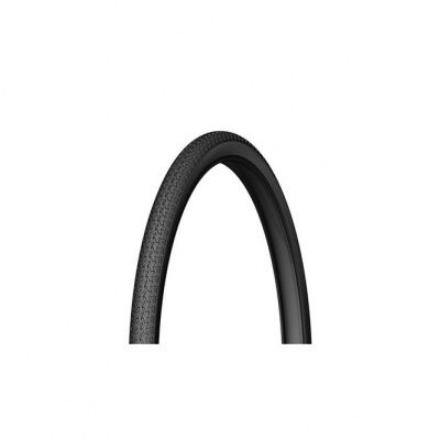 Pneu de bicicleta preto com textura para aderência