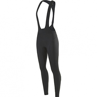 Calças de ciclismo pretas com alças