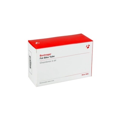 Caixa Bontrager Fat Bike Tube Chambres à air branca e vermelha
