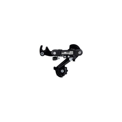 Derailleur de bicicleta preto e prateado