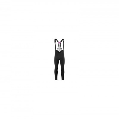 Jardineiras pretas com alças finas e detalhe branco na parte superior das costas em fundo branco