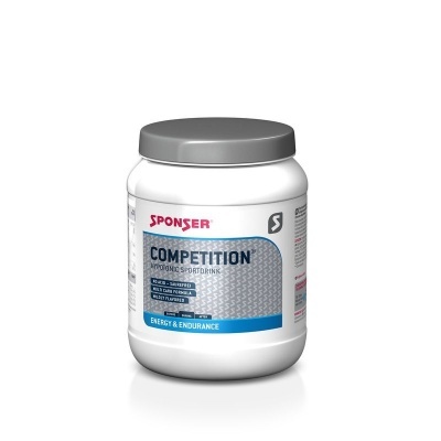 Frasco branco com tampa cinzenta de suplemento COMPETITION SPONSER