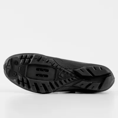 Sola preta de sapato desportivo com textura antiderrapante