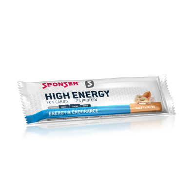 Barra energética SPONSER High Energy Salty + Nuts
