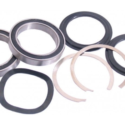 Conjunto de rolamentos e vedantes circulares e quadrados