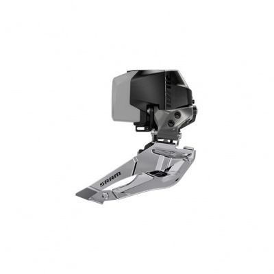 Desviador dianteiro de bicicleta SRAM metálico prateado e preto