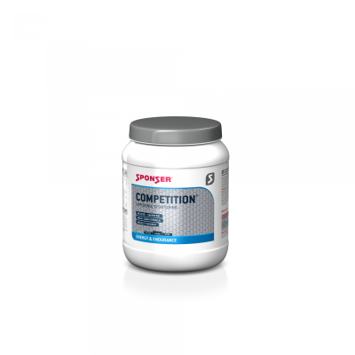 Frasco branco de suplemento COMPETITION da marca SPONSER