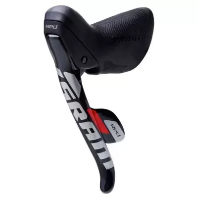 Manete de bicicleta SRAM Red preto e cinza