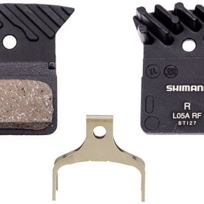 Conjunto de pastilhas de travão SHIMANO L05A RF e suporte metálico