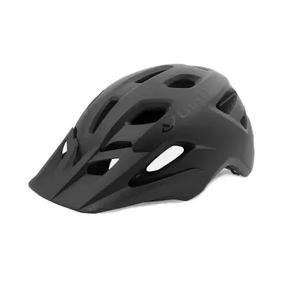 Capacete de bicicleta preto com a marca GIRO