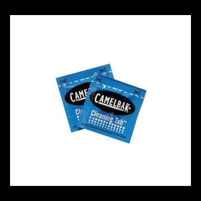 Pacotes azuis de pastilhas de limpeza CamelBak
