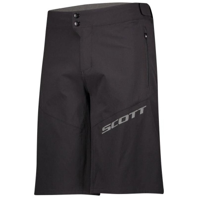 Calção preto SCOTT com bolso e fechos