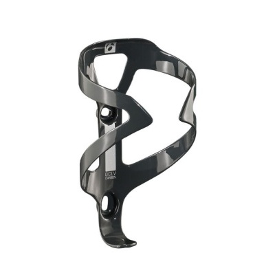 Suporte para bidão de bicicleta preto em plástico brilhante