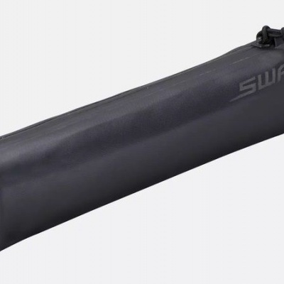 Bolsa retangular preta para capacete de ciclismo com escrita SWAT e alça