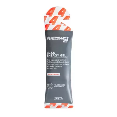 Embalagem de gel energético 4Endurance Pro sabor SOUR CHERRY