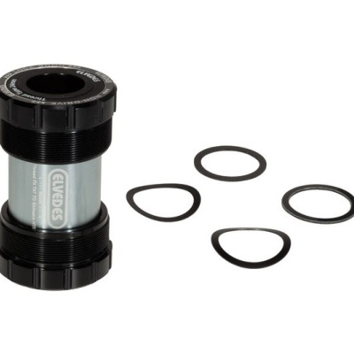 Conjunto de rolamento de pedalier de bicicleta ELWIGS com anéis de borracha