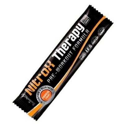 Barra alimentar MicroX Therapy preto e laranja