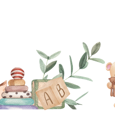 figura decorativa infantil em madeira com pato, ursinho e cavalinho