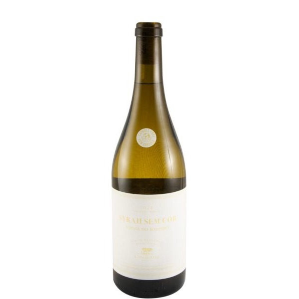 Casa Relvas Syrah Sem Cor branco 2024 Garrafa de vinho branco SEMESEM COR com rótulo branco e letras douradas