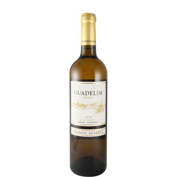 Guadelim Grande Reserva branco 2018 Garrafa de vinho branco Guadelim Grande Reserva 2018