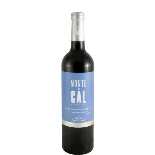 Monte da Cal tinto 2023 Garrafa de vinho tinto Monte da Cal Portugal com rótulo azul