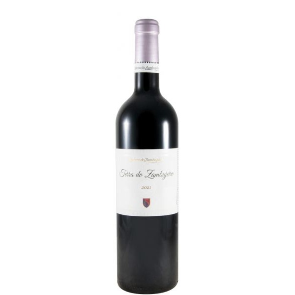 Terra do Zambujeiro tinto 2021 Garrafa de vinho tinto Quinta do Zambujeiro 2021 com rótulo branco