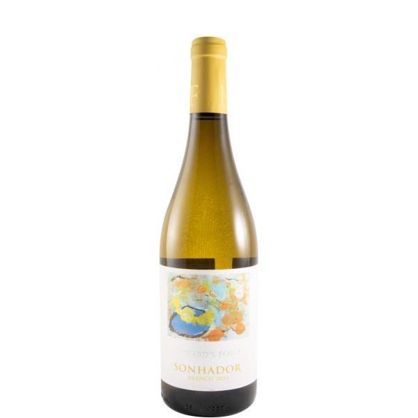 Howard's Folly Sonhador branco 2023 Garrafa de vinho branco com rótulo artístico e rolha amarela