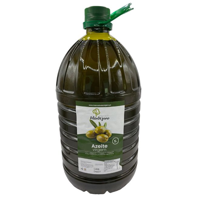 Azeite Virgem Mercado Alentejano - 5L Garrafão de azeite virgem Alentejano 5 litros