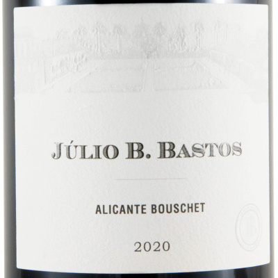 Etiqueta de vinho branco Júlio B. Bastos Alicante Bouschet 2020