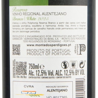 Etiqueta de vinho Poliphonia Reserva 2025 Alentejano