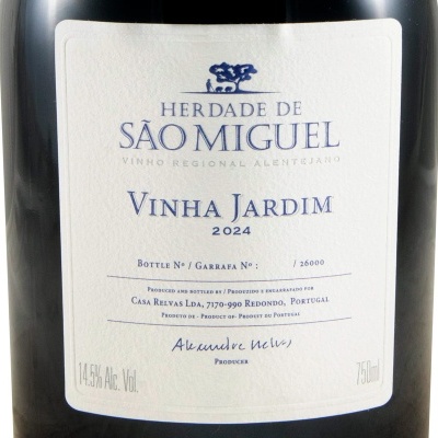 Etiqueta de vinho branco Herdade de São Miguel Vinha Jardim 2024
