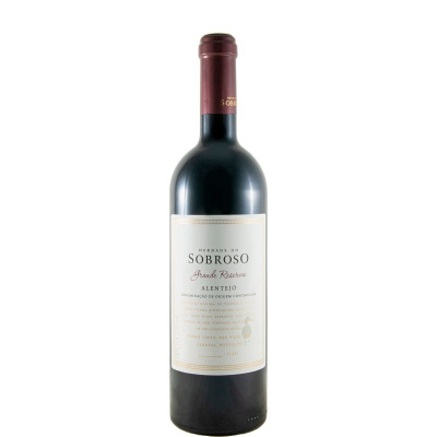 Garrafa de vinho tinto Herdade do Sobroso Grande Reserva Alentejo