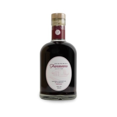 Garrafa de vidro com licor escuro Despensa Francisona