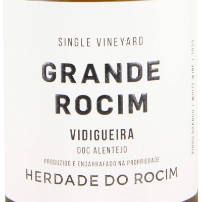 Etiqueta de vinho branco GRANDE ROCIM da Herdade do Rocim