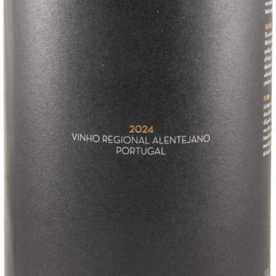 Rótulo de vinho ESPORÃO Monte Velho 2024 com texto em preto, dourado e branco